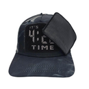 420 Flat Caps Velco Patch It´s 420 Time Black/Smoke, by...