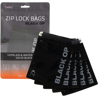 Noaks Bag M, 17,5x21,0 cm, BLACK OPAK, 5 Stk, geruchs-& wasserdicht
