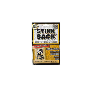 Stinksack, XS, 10pc-Pack, 10x7,6cm (ca 8,5x4,5 innen), BLACK, smell proof