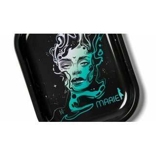 Rolling Tray Metall, MARIE The Face, Small 18,5x14,5cm