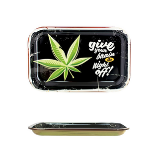 Rolling Tray Metall, Brain, medium, 28x18,5x2,5cm