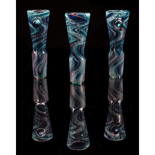 ROOR x NISH-GLASS Collab, 18.8 Fully worked one Hole Slide mit Opal `Lavender Sky - Limited