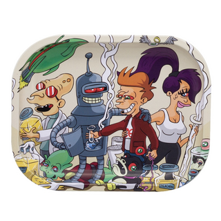 Dunkees Rolling Tray Metall , Special Delivery - Futurama, small, 14x18cm