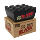 RAW Regal Ashtray, Metall, BLACK, wind-resistant, 8 x 8 x...