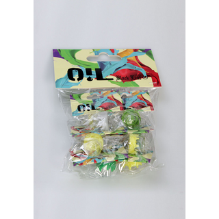 OIL BlackLeaf Glasdose 5ml mit Silikondeckel, 24mm, diverse Farben