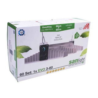 Sanlight EVO LED Set 60 | Lampenaufhngung | Dimmer und Kabel | 190 Watt | 520 mol/s