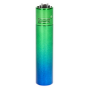 Feuerzeug Clipper METALL, PEACOCK, BLUE, matt