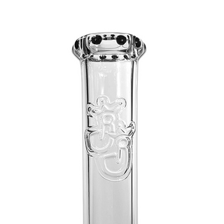 JellyJoker Cleo IRIE-Section Beaker, 5mm, h 48cm, 18,8mm Diffusor, flamed polished Logo