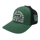 420 Trucker Cap Wake N Bake - Jack Herer green, by Lauren...