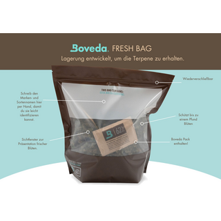 BOVEDA Fresh-Bag, ca 40,6 x 40,6 cm - fr ca 500g Blten, inkl. 1 Stk 62% - 67g Boveda