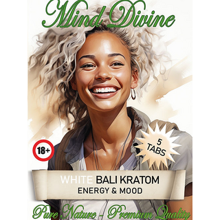 Mind Divine, Kratom (Mitragyna speciosa), Tabs 5x 1g,...