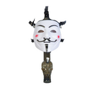 Gas-Maske mit Acrylpfeife Skull, gr��enverstellbar, Anonyous