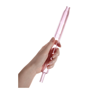 XL-Glas-Stem PINK, L 25cm, dm 24mm, fr BFG Dani Vaporizer