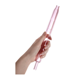 Viva Bundle Pink-Dani - XL-Glas-Stem PINK, BFG Dani V3 steel Vaporizer Tip & Novi Torch 3-flame