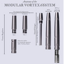 Simrell Spinning-MVS Modular Vortex Stem, XL, 81mm mit...