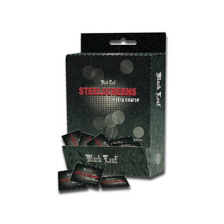 Stahlsiebe 20.0 mm, GROB, Heftchen zu 5 Stk, Black Leaf,...