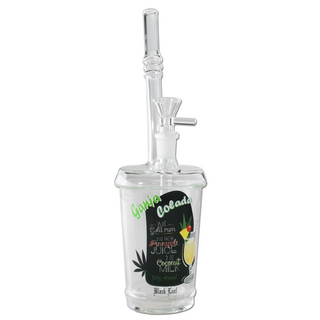 Black Leaf Becher-Bong Ganja Colada, h 29cm, dm 85/14 mm,...