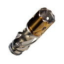 DynaVap, VapCap - HELIX Tip Titan, titanium + gold polished