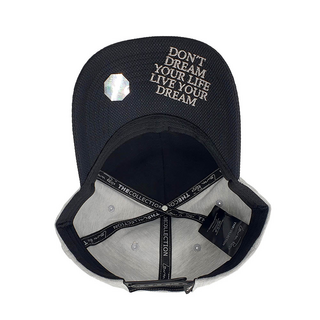 420 Trucker Cap Caviar Black/Grey Mesh, by Lauren Rose (Snapback - one Size)