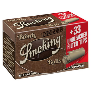 Smoking Rolls brown + Filtertips 50x22 perforiert,...