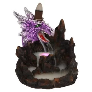 Räucherkegelständer, backflow, Purple Dragon, mit...