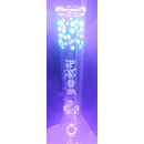 Plaisir UV Beaker Bubbles, 5mm, NS 18,8mm, h ca 50cm, mit...