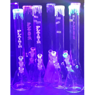Plaisir UV Beaker Drops, 5mm, NS 18,8mm, h ca 45cm, mit...