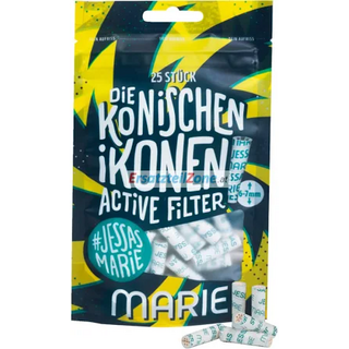 MARIE Aktivkohle Filter, Ø 6/7mm Konisch, 25 STK