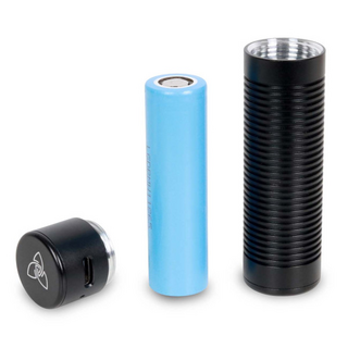 HIZEN, Lade-Adapter inkl. 18650 Akku, 3200mAh, USB-C...